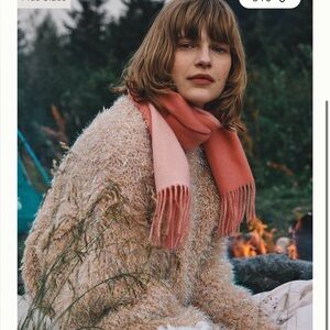 Anthropologie Iridescent Brushed Crew-Neck Sweater